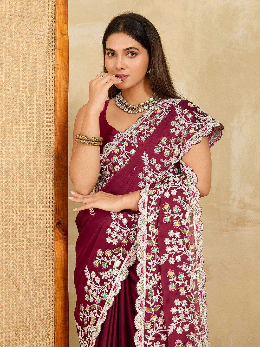 Rangoli Silk Embroidered Sarees